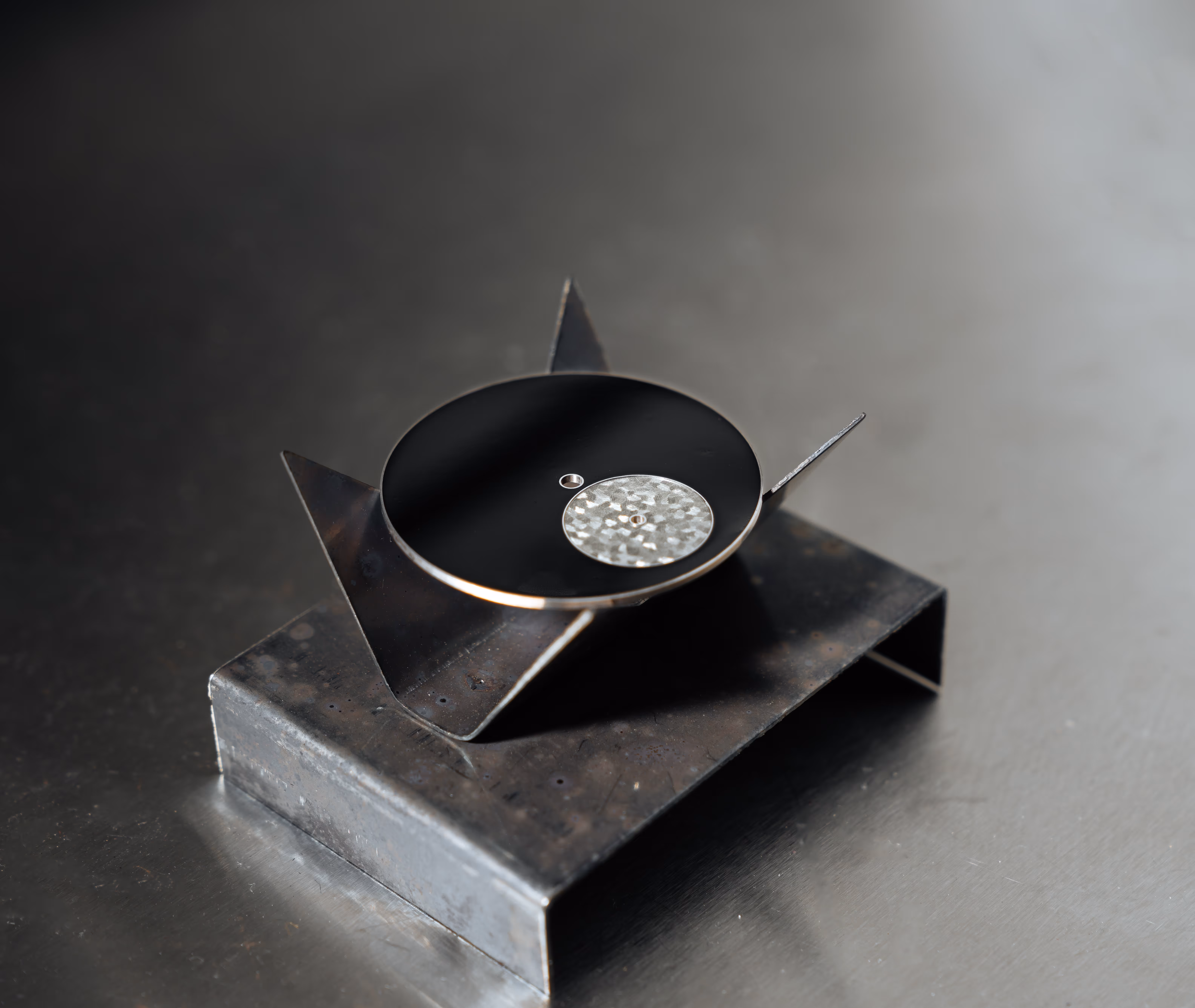 Drying process of the RRCC II dial before firing in an 800-degree kiln