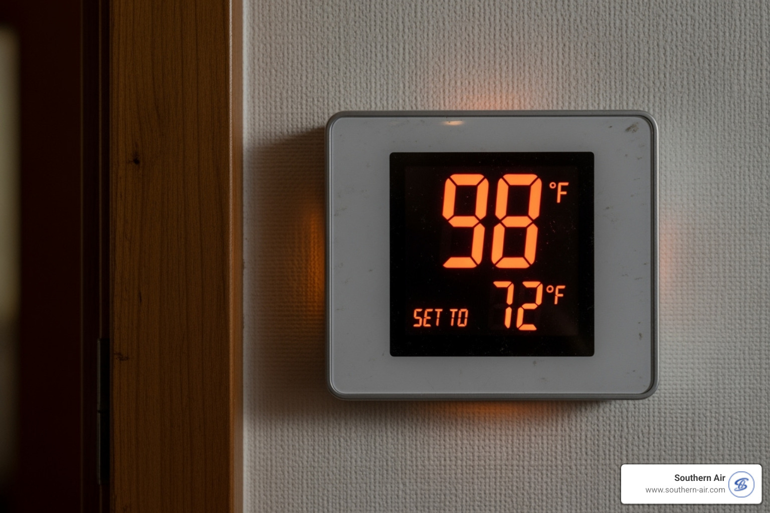 thermostat showing very high temperature - Emergency HVAC repair thermostat showing very high temperature - Emergency HVAC repair