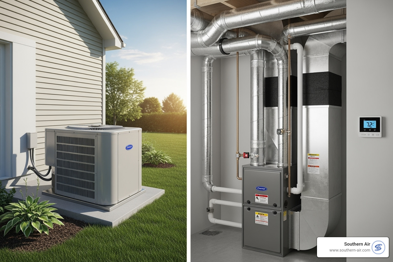 HVAC system components - Home comfort systems