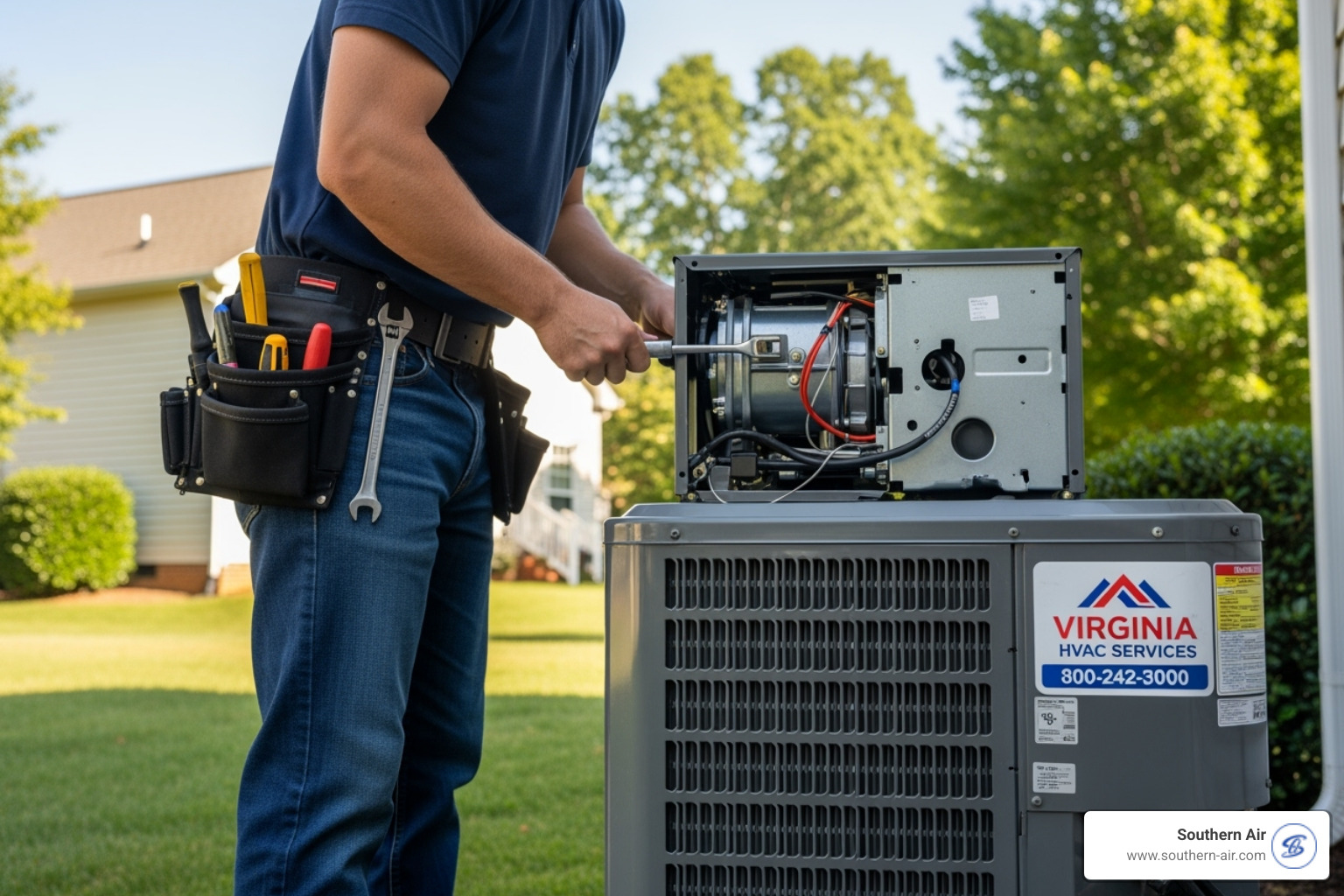 energy bill with a downward trend arrow - AC tune up Virginia energy bill with a downward trend arrow - AC tune up Virginia