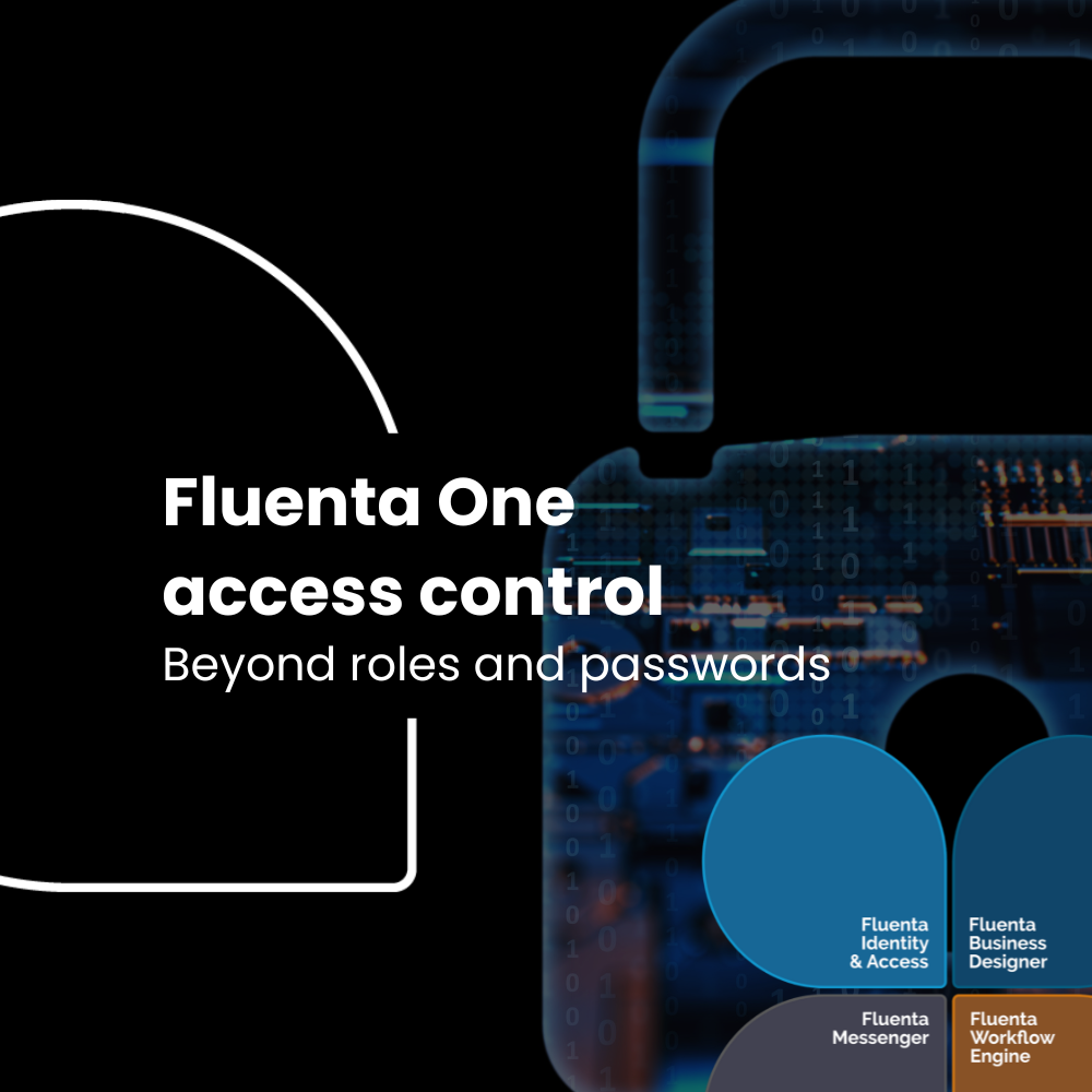 Fluenta One access control: beyond roles and passwords