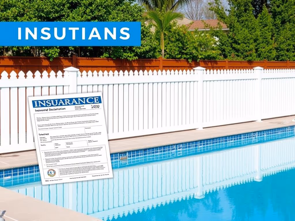 Pool fence inspection sign