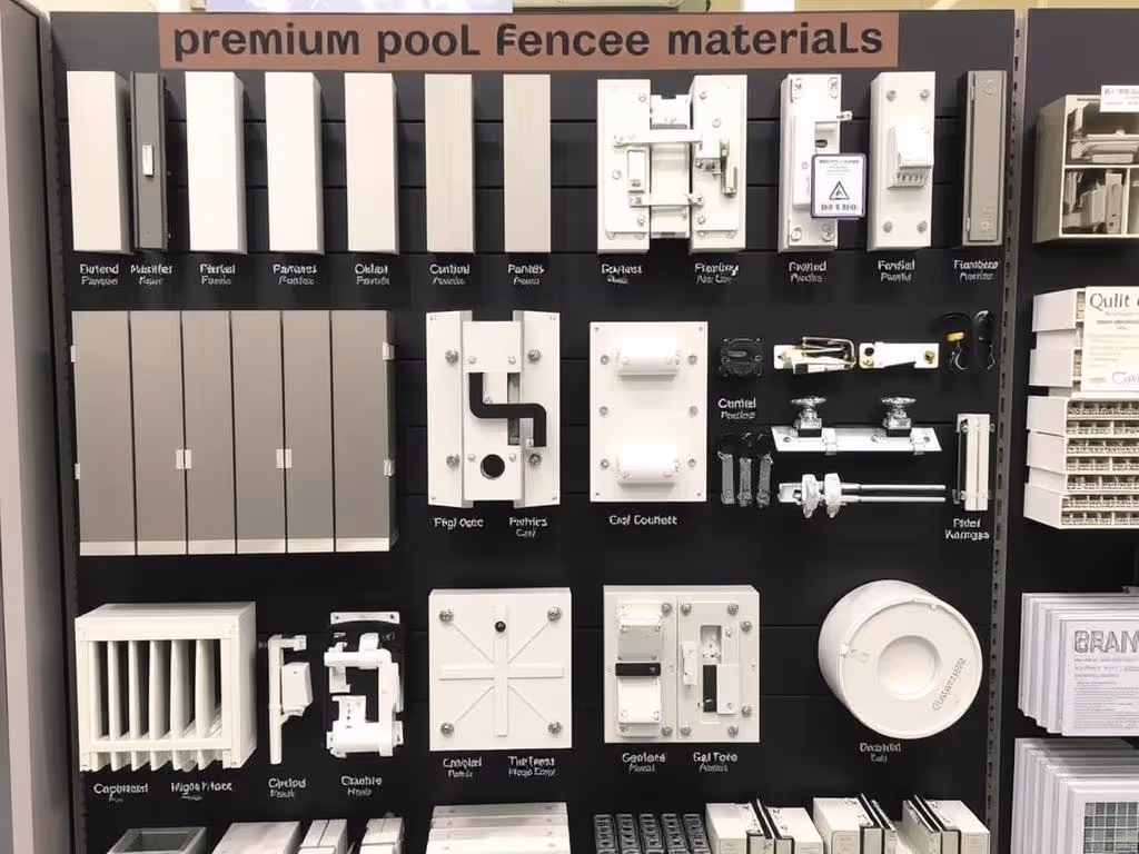 Pool fence product display