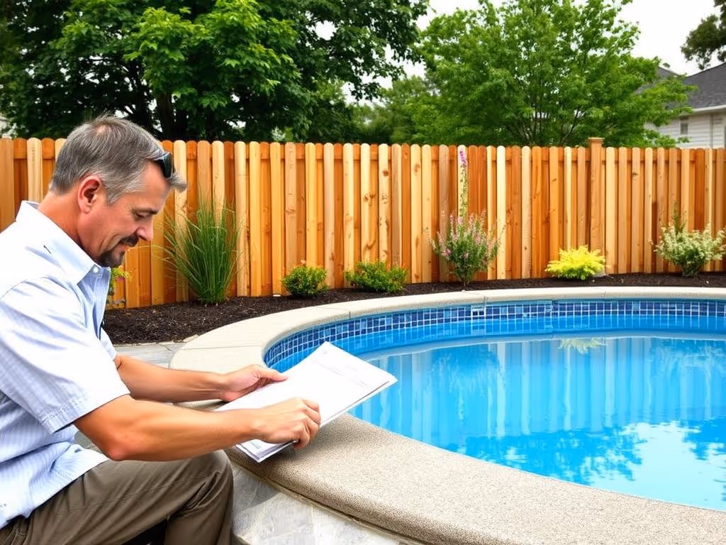 Pool fence installation