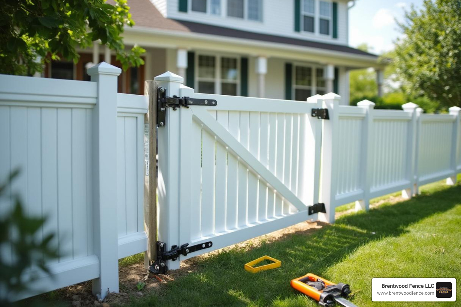 vinyl fence gate installation - vinyl fence installation