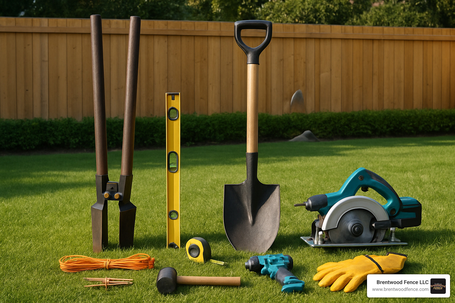 professional fence installation tools - vinyl fence installation