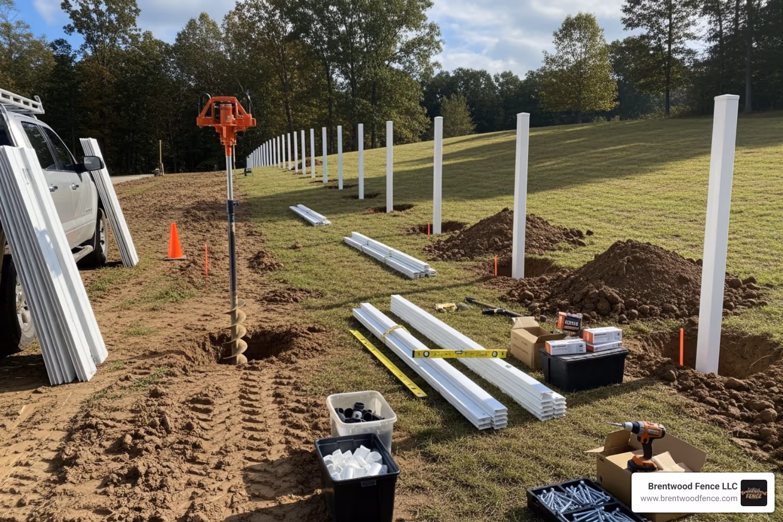 fence installation factors - cost to have vinyl fence installed