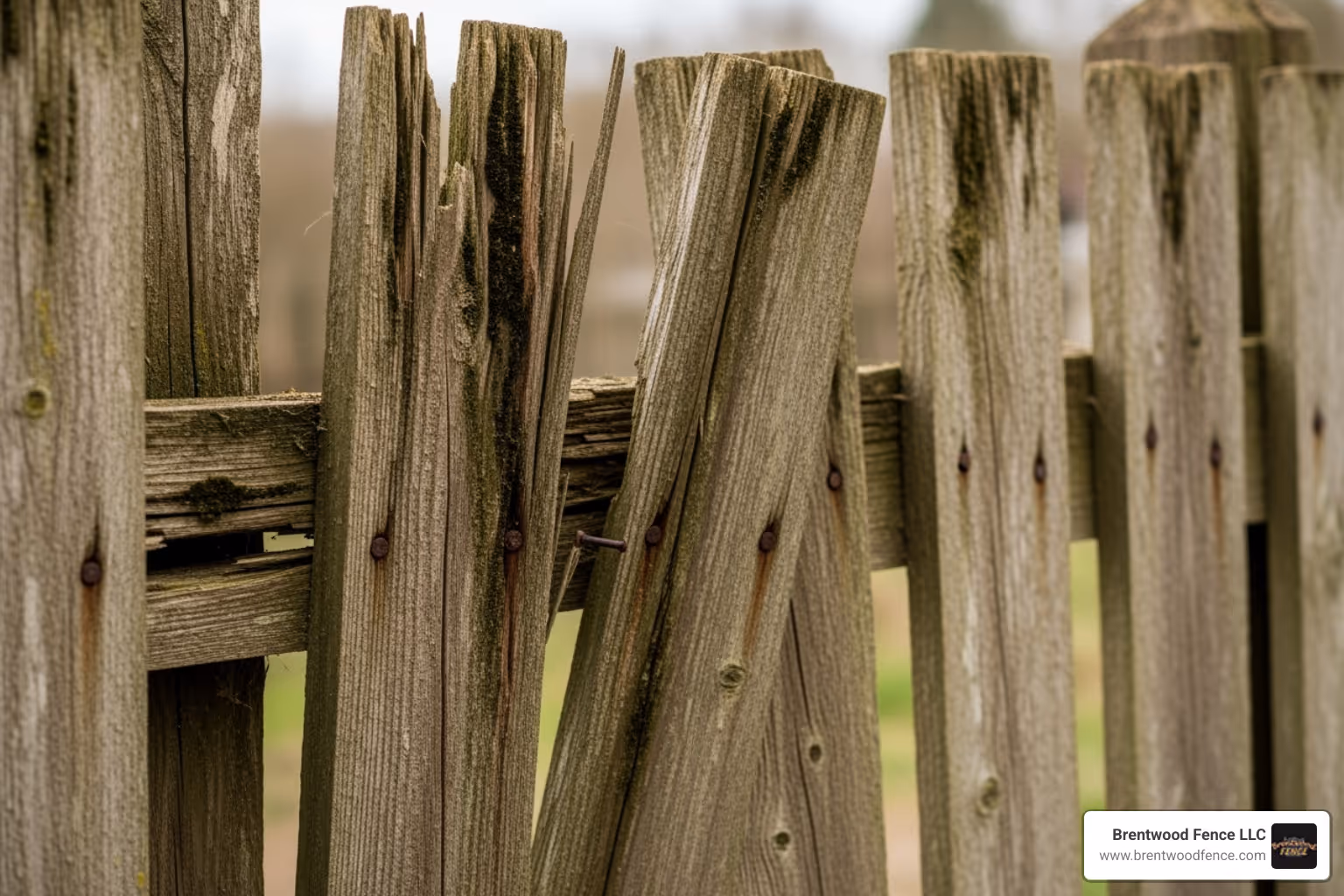 damaged fence panels - fence repair services