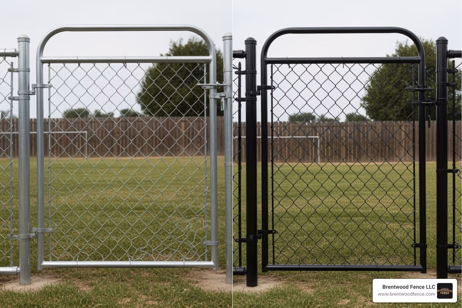 galvanized vs black chain link gate - chain link fencing gates galvanized vs black chain link gate - chain link fencing gates
