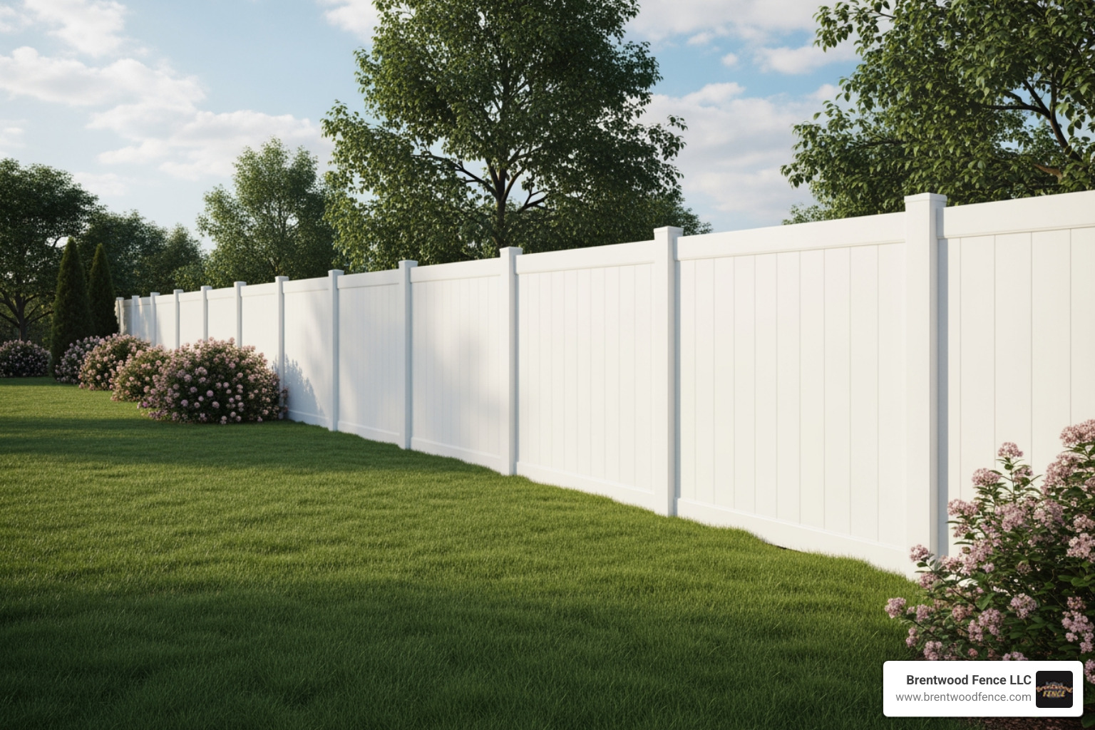 white 6-foot vinyl privacy fence - 6 ft privacy fence installation cost