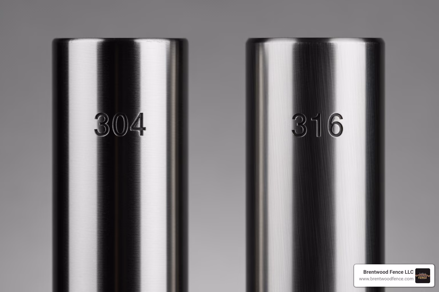 Comparison of 304 and 316 grade stainless steel fence components - stainless steel chain link fence