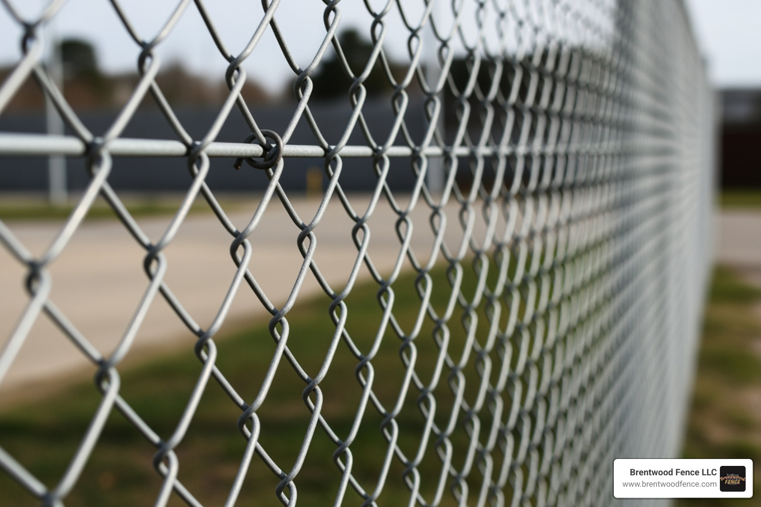 diagram labeling the different components of a chain link fence system - cyclone chain link fence