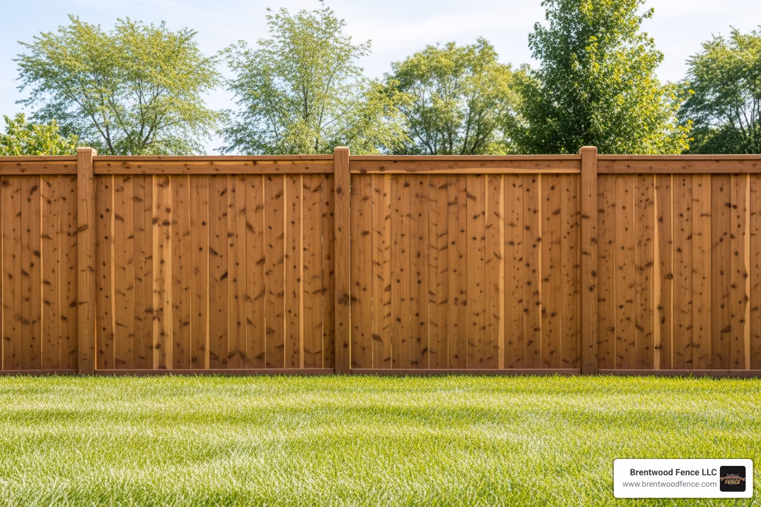 classic cedar privacy fence - fence design