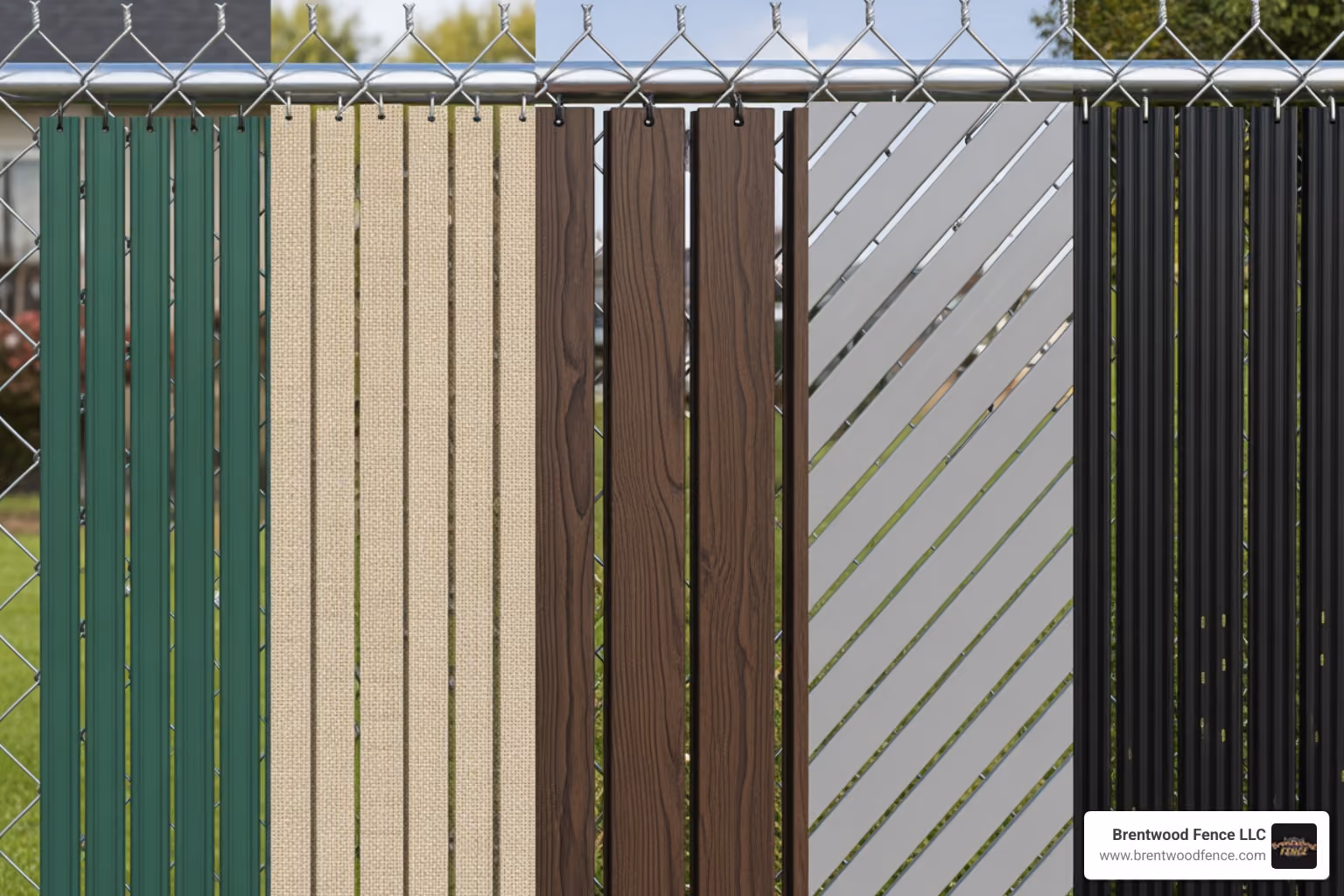 side-by-side comparison of different privacy slat styles - cost of chain link fence privacy slats side-by-side comparison of different privacy slat styles - cost of chain link fence privacy slats