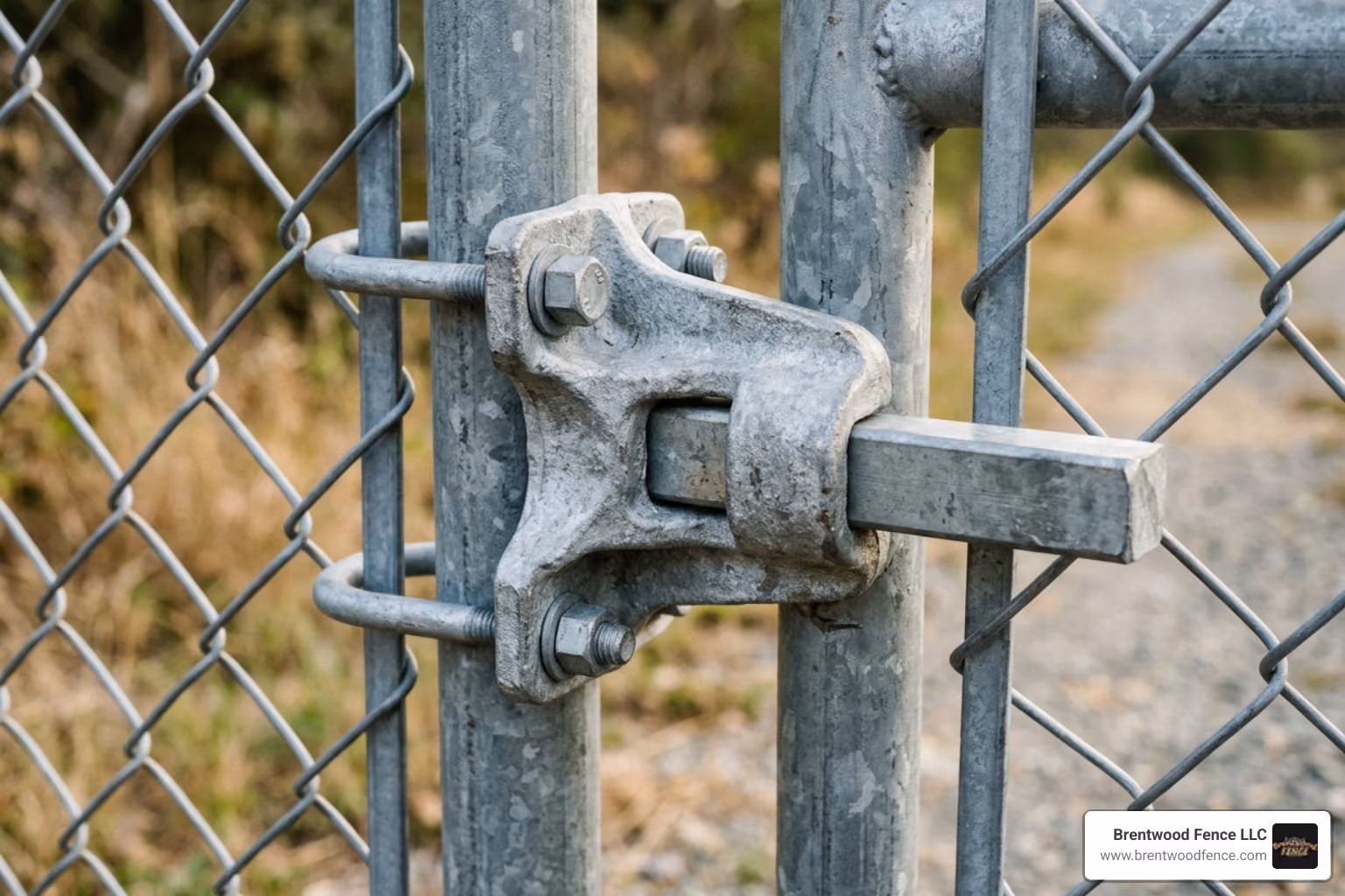 galvanized steel gate hardware - gate lock for chain link fence