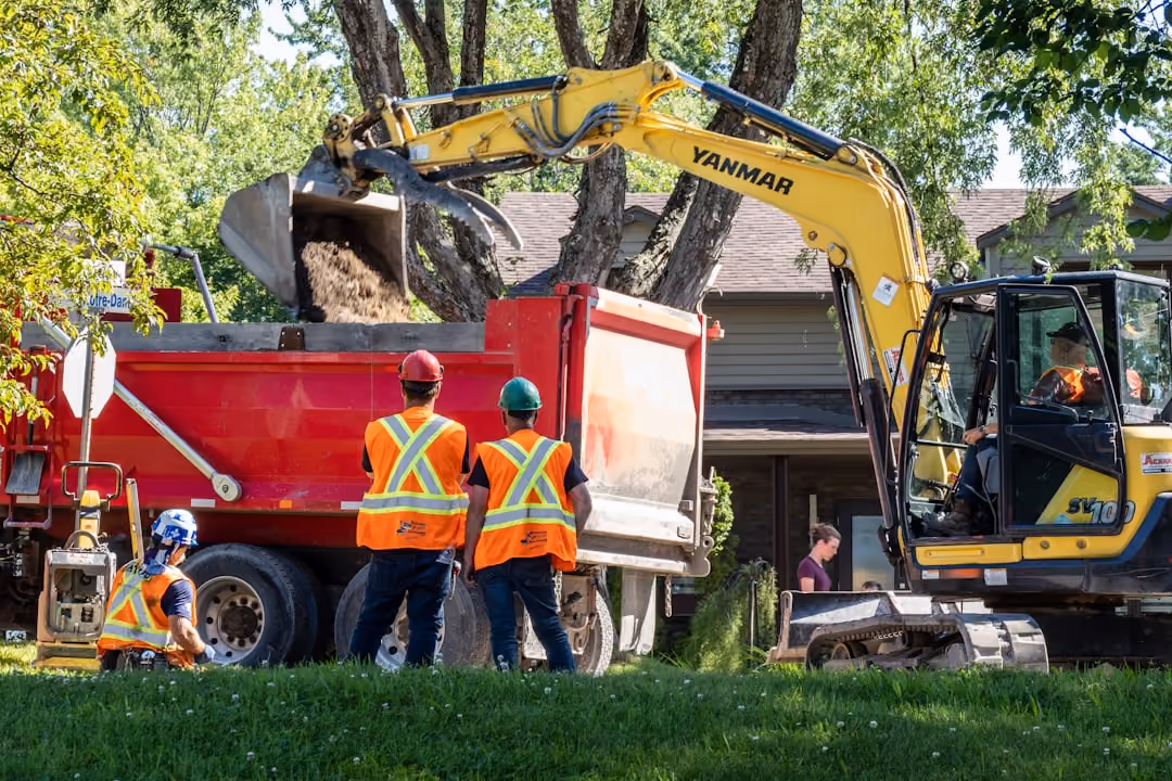 Expert installers using specialized equipment for rocky Dover soil - professional fence installation Dover Expert installers using specialized equipment for rocky Dover soil - professional fence installation Dover