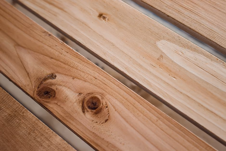 cedar vs pressure-treated pine wood grain texture details