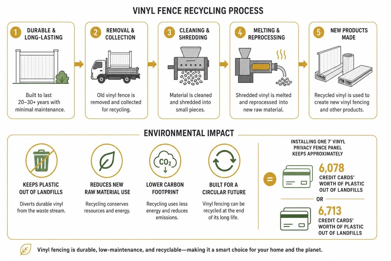 diagram of vinyl fence recycling and environmental impact diagram of vinyl fence recycling and environmental impact