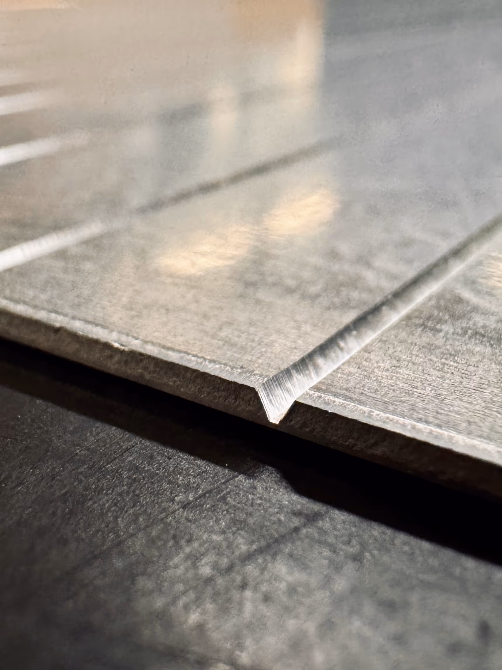 Beispiel einer Fräsung in Metall