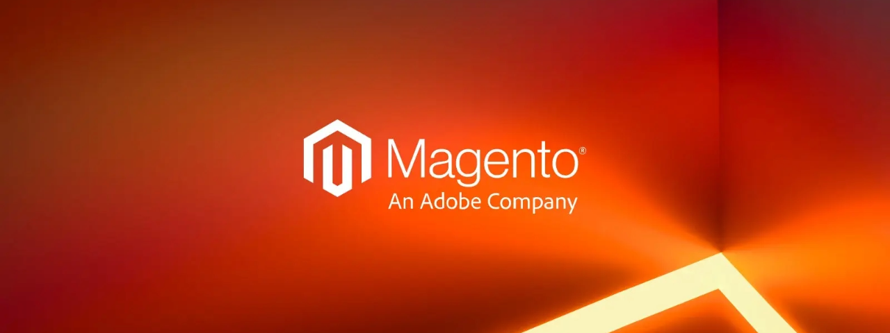 Magento and Adobe Commerce logo representing enterprise-level e-commerce performance and scalability.