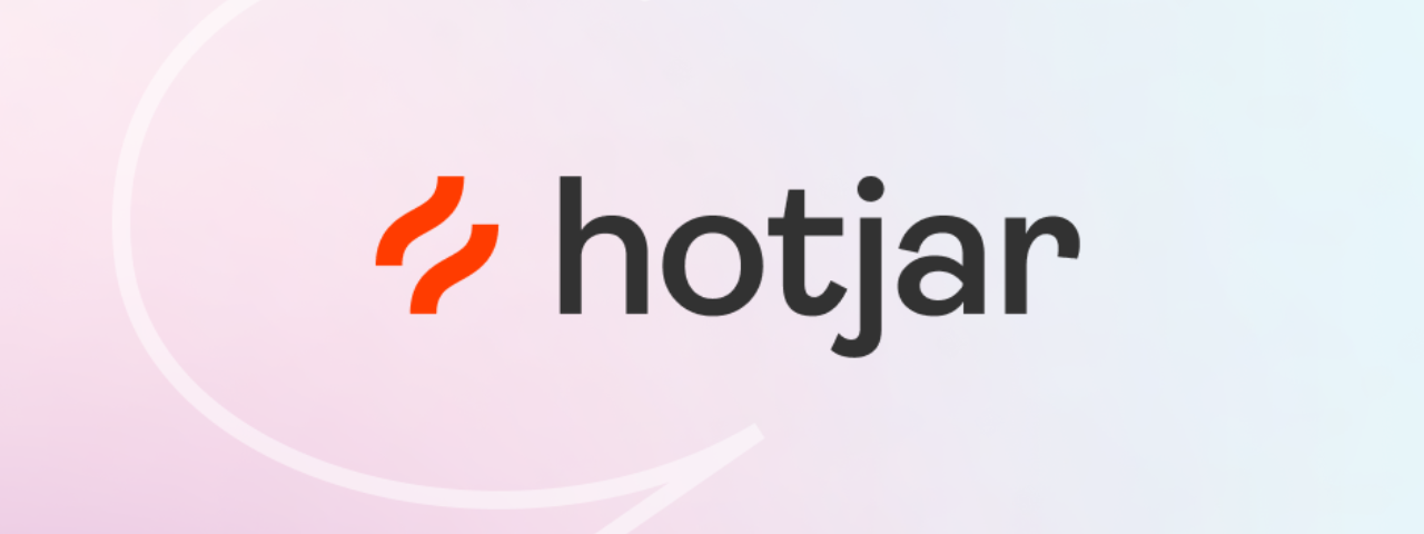 Hotjar logo representing one of the key tools used to analyze user behavior through heatmaps, recordings, and UX insights.