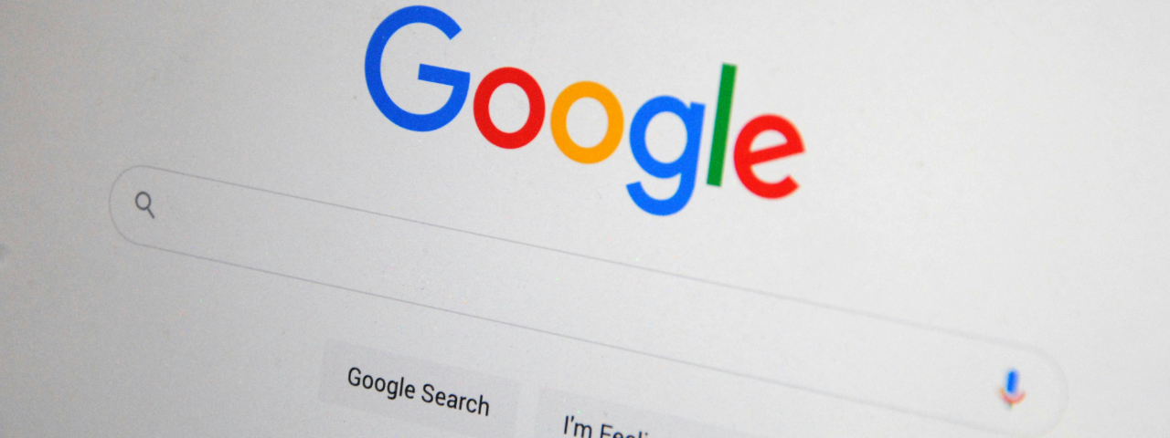 Google search bar illustrating where shopper intent begins and how keywords reveal buying behavior.