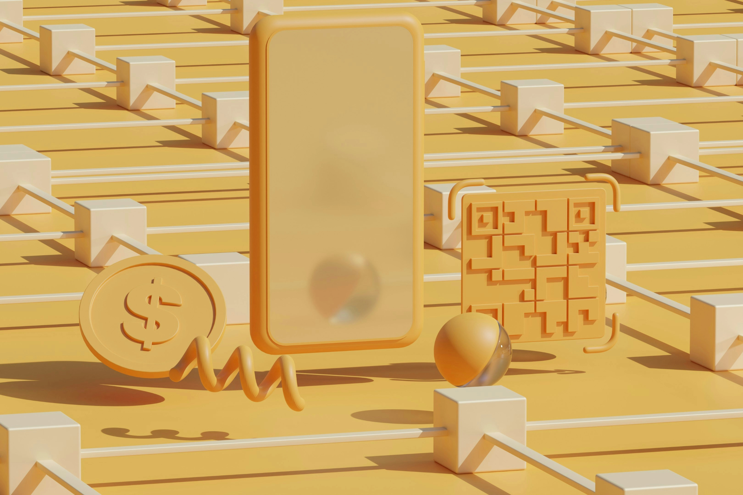 Abstract illustration representing tailored product recommendations driving e-commerce conversion and revenue growth.