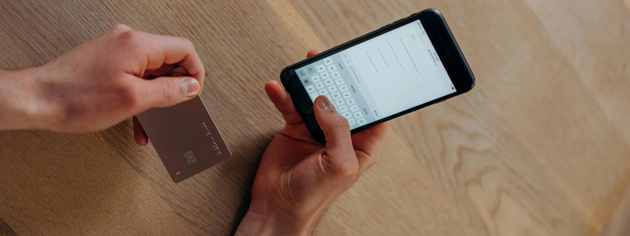 Shopper completing a purchase on a mobile product page after finding the product through search.