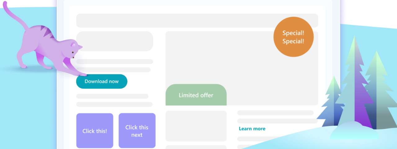 Landing page layout with clear call to action and visual hierarchy illustrating high-converting ecommerce design principles.