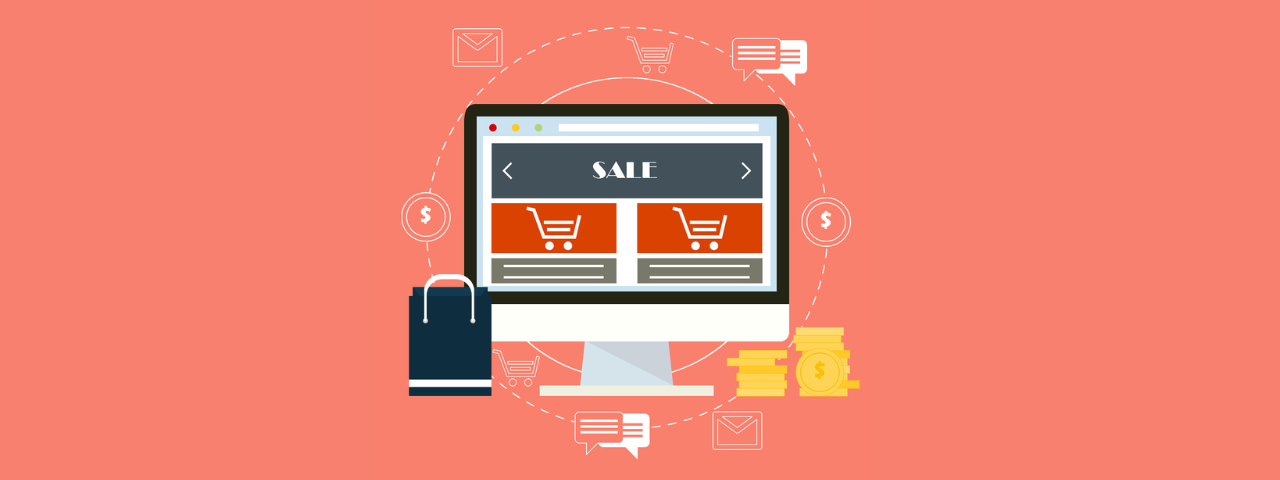 Ecommerce site with product suggestions, representing personalized emails that boost engagement and increase sales