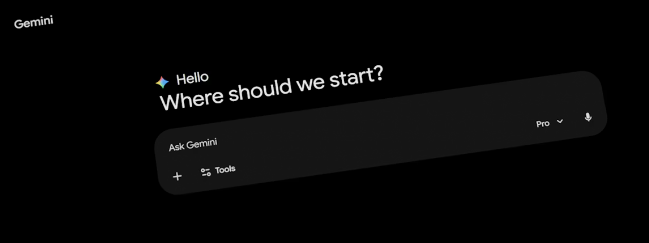 Gemini AI search interface illustrating conversational AI agents transforming how users interact with search engines