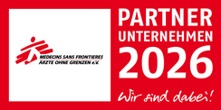 Siegel: Partneruntenehmen von Aerzte ohne Grenzen