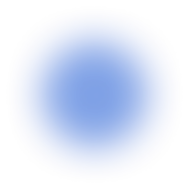 A blue circle with a blur effect