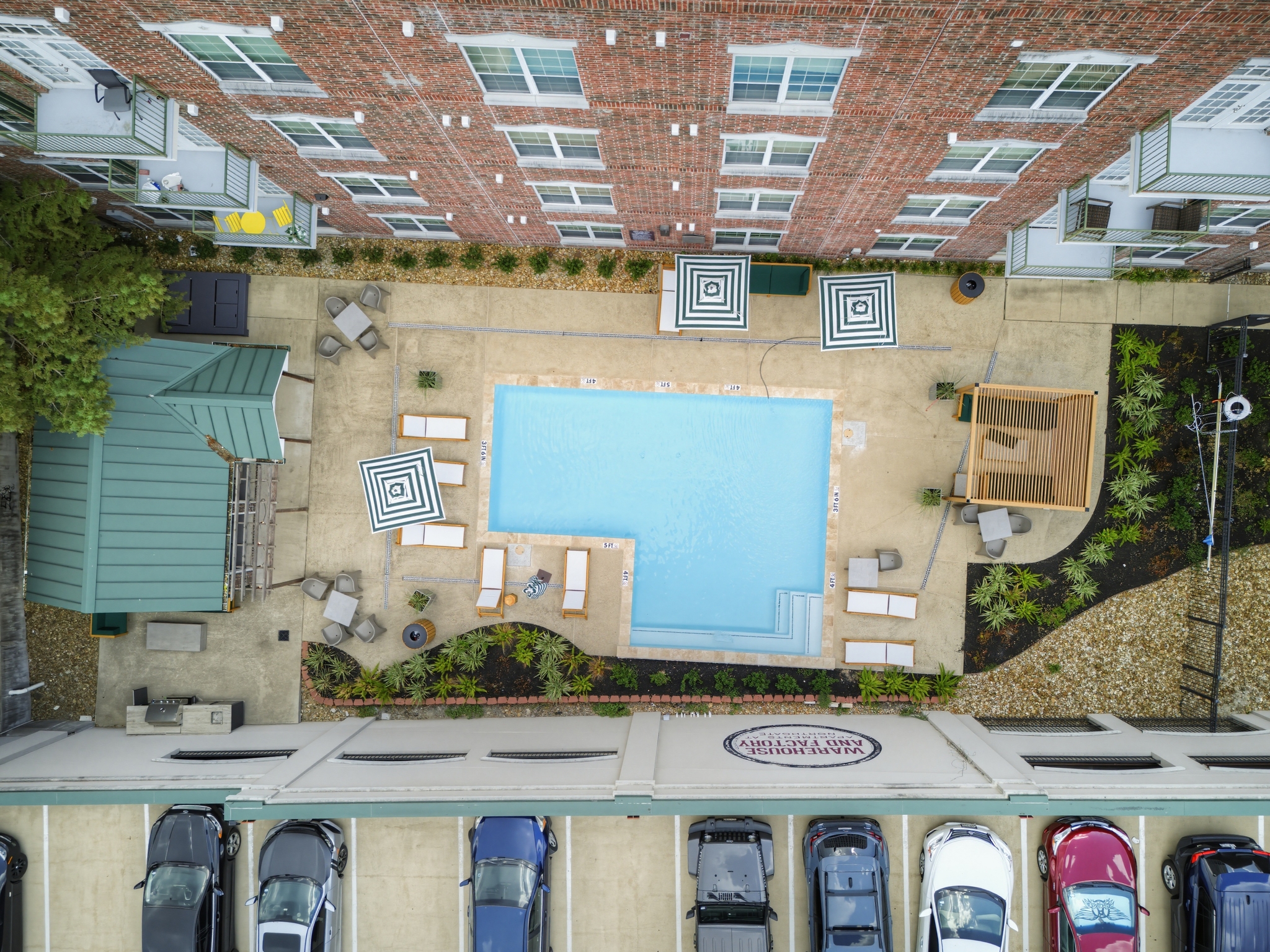 Exterior pool view of property 