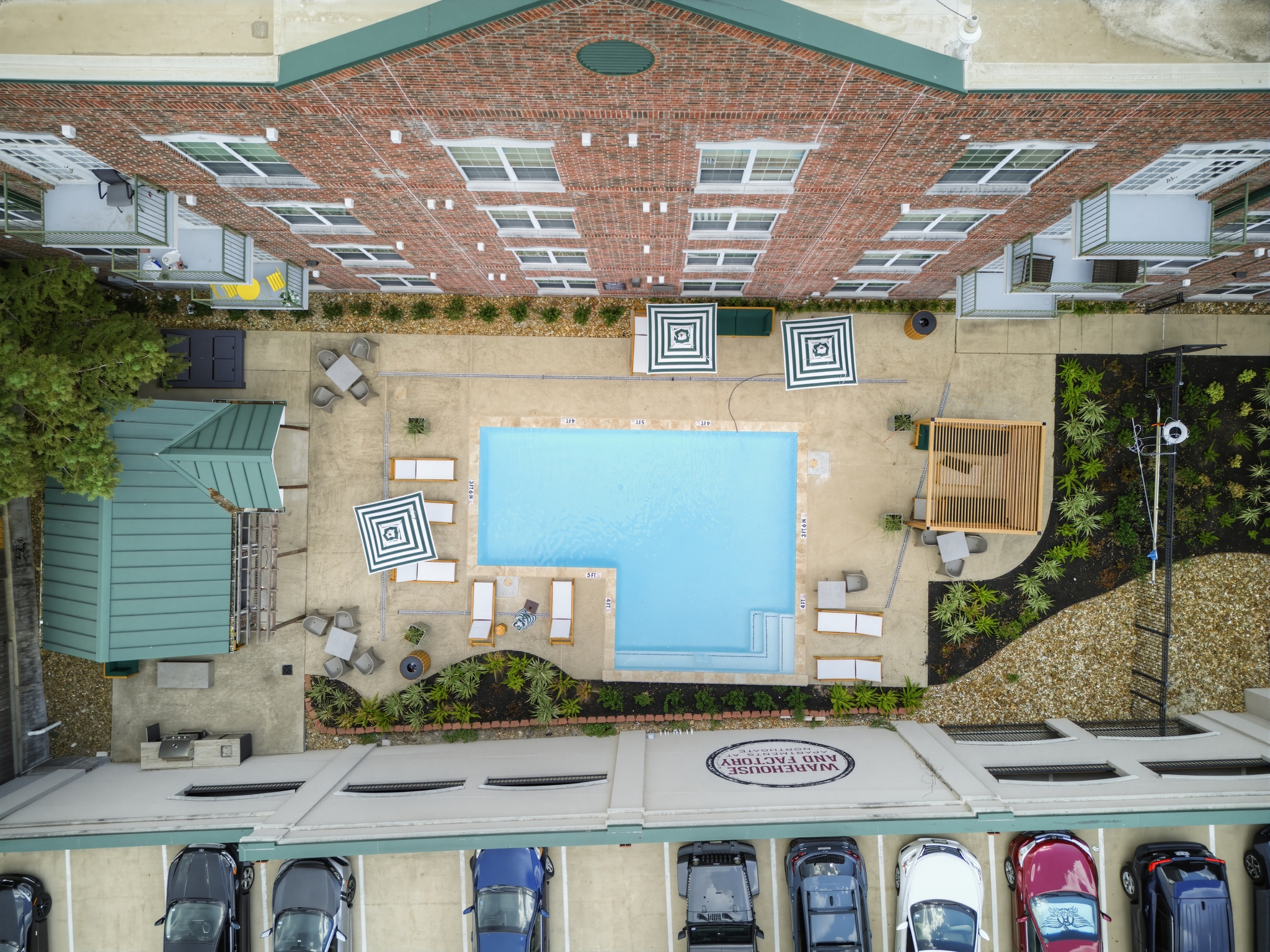 Exterior pool view of property 