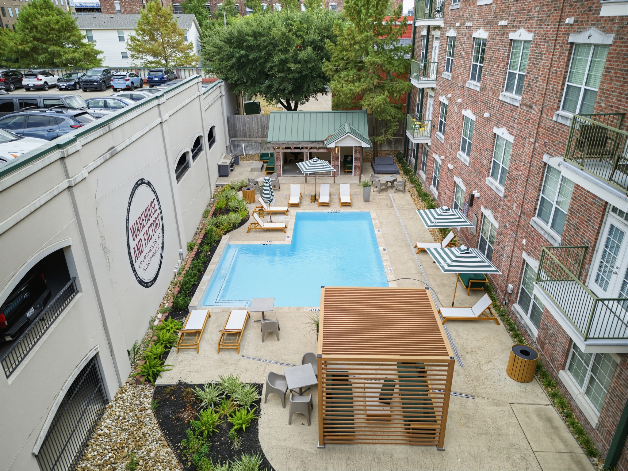 Exterior pool view of property 