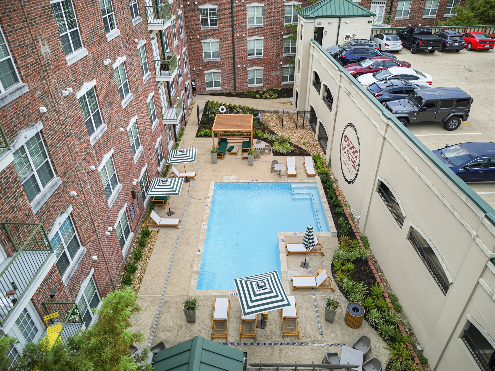Exterior pool view of property 