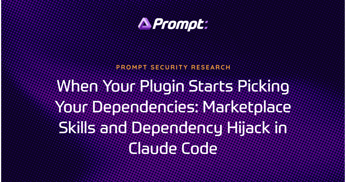 Claude Code marketplace skills can rewrite how dependencies are installed. Demo shows silent httpx hijack and OWASP agentic failures.