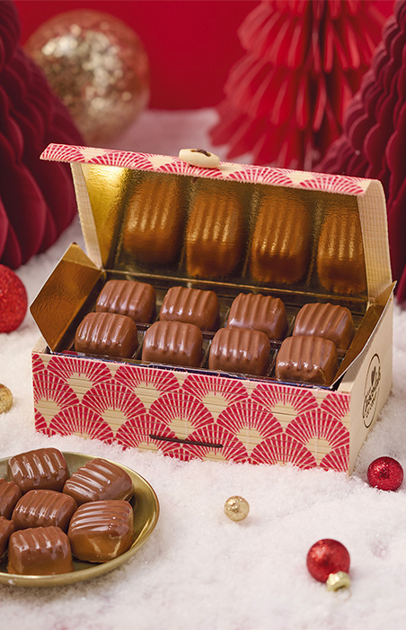 Coffret de chocolats pralinés