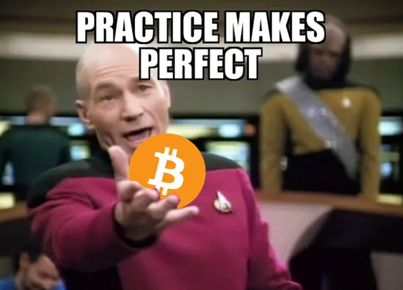 Bitcoin Meme Captain Piccard