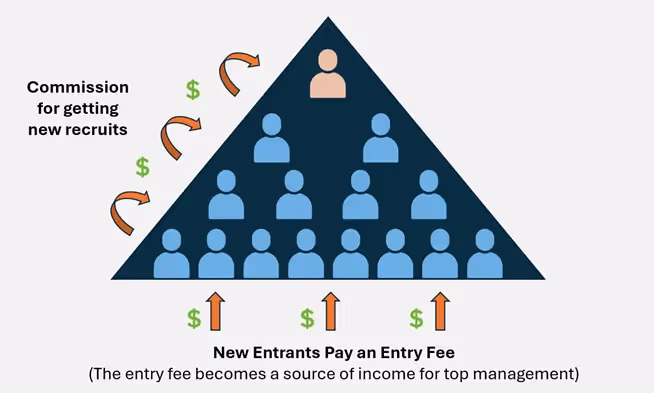 Pyramid Scheme Diagram