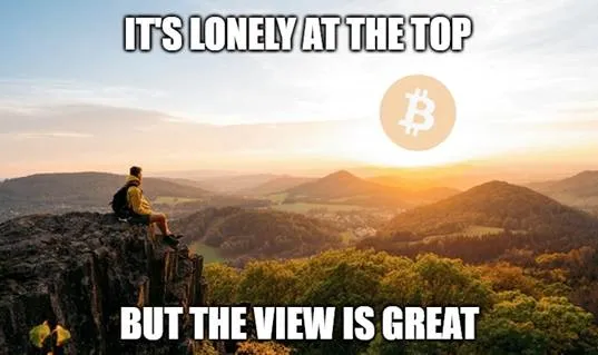 A person sitting on a cliff looking at a landscapeAI-generated content may be incorrect.