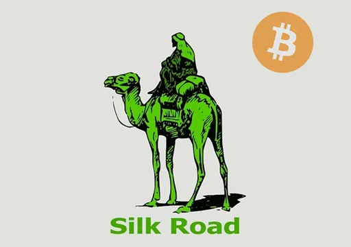 A green camel with a person on it