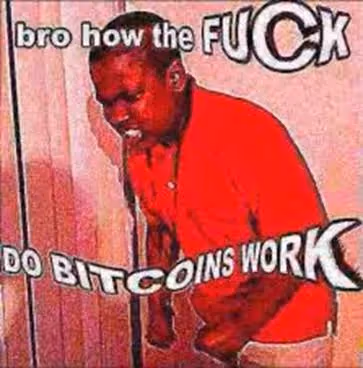 Bro, how the fuck do Bitcoins work