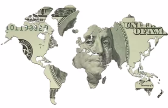 A map of the world with moneyAI-generated content may be incorrect.