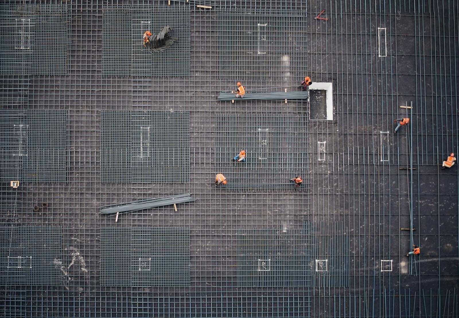 aerial photo of people in park at daytime