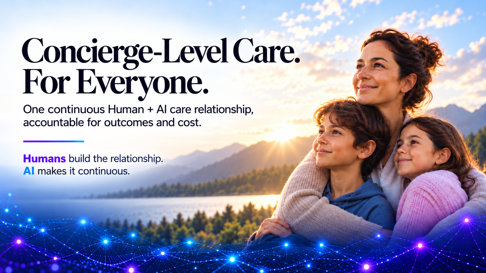 Family representing continuous whole-person care from Shift Health