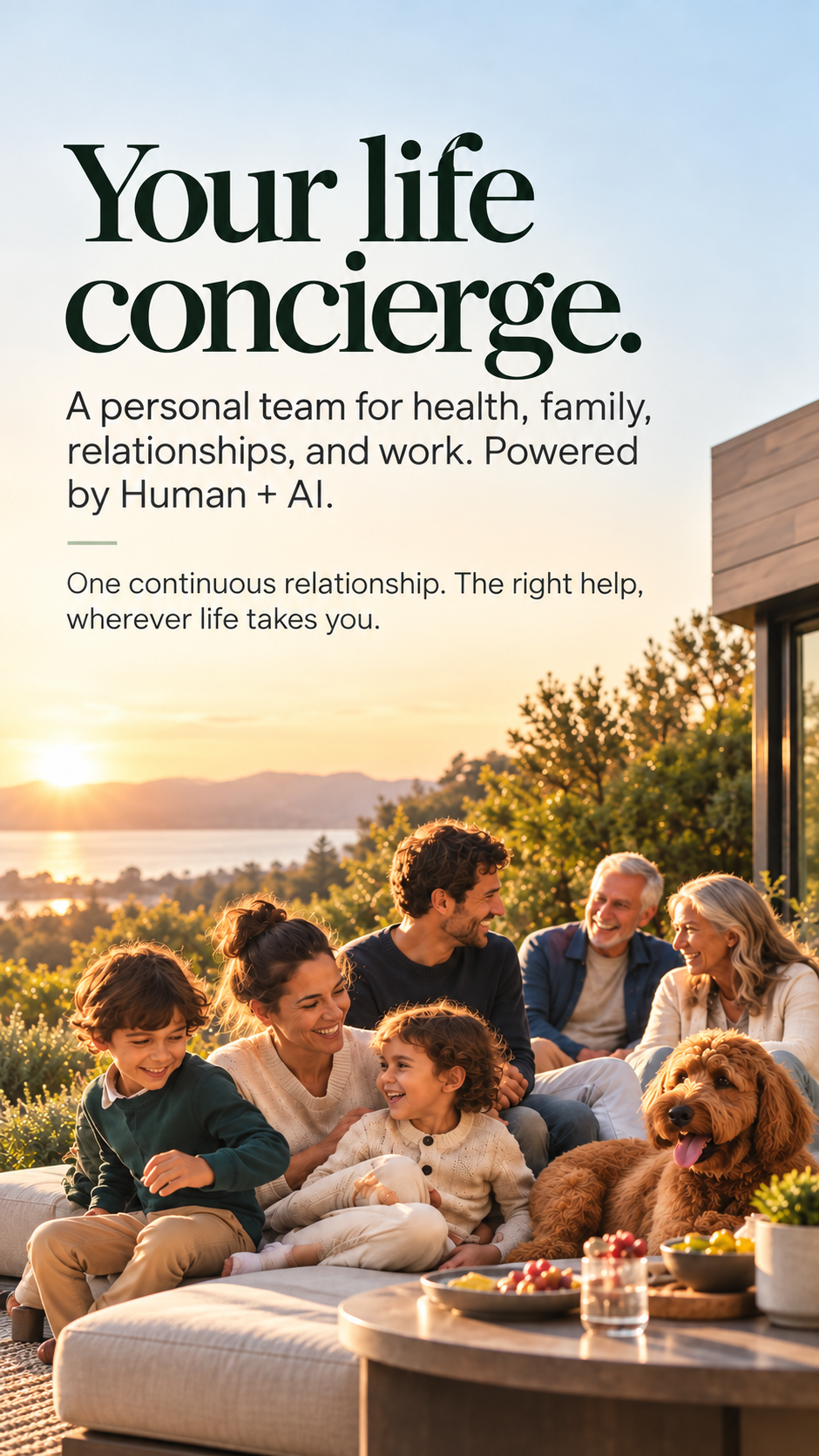 Family representing continuous whole-person care from Shift Health
