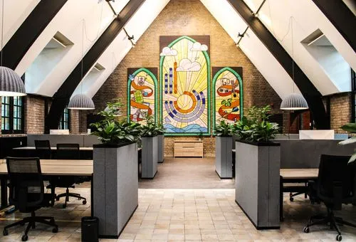 The baseflow office in the old Dolphia monistary