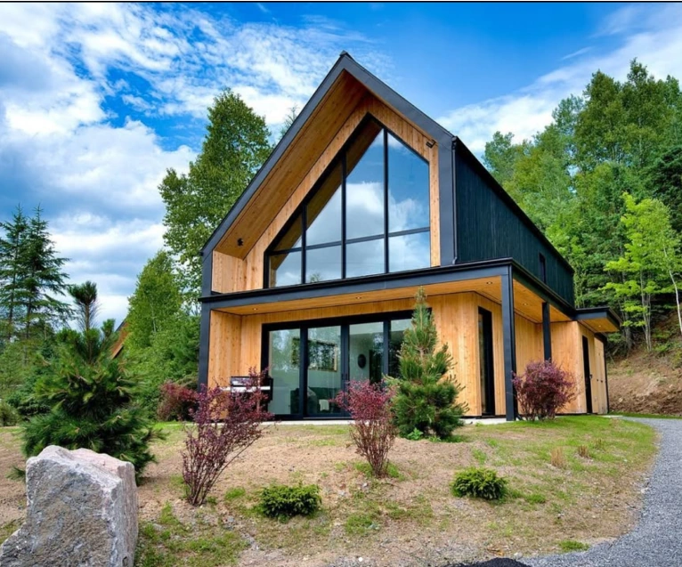 View of a cottage surrounded by nature